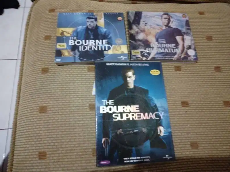 vcd bourne trilogy original koleksi pribadi