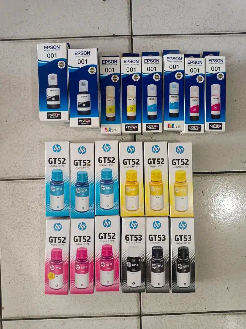 BELI JUAL TINTA TONER PRINTER HP, CANON DLL BARU ORIGINAL