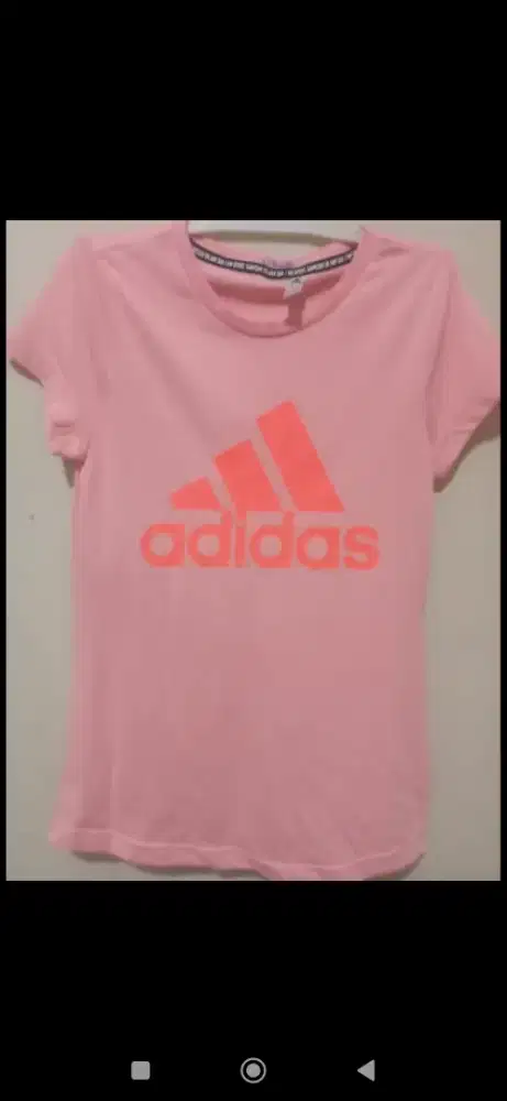 Kaos anak prempuan adidas