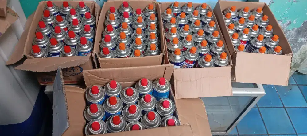 Di jual 100 tabung gas portable kosong @4000