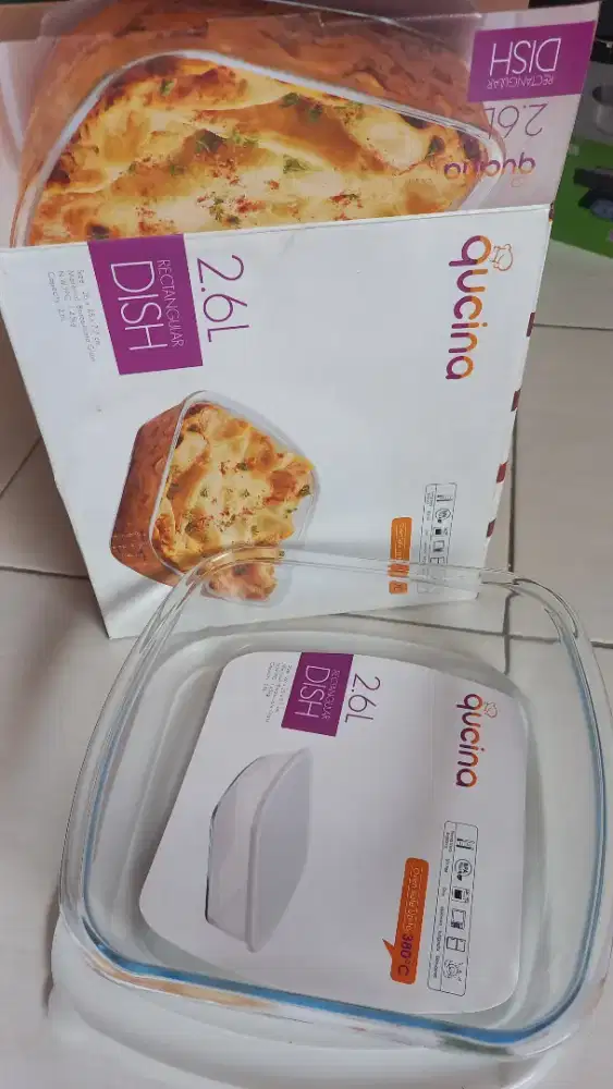 Quina 2.6L, Wadah kaca