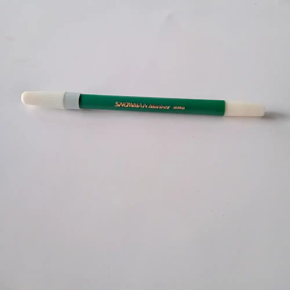 Spidol kecil hijau snowman marker Japan