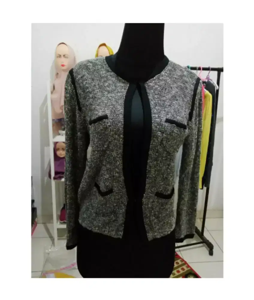 Cardigan rajut tebal berglitter cocok untuk pesta atau kondangan