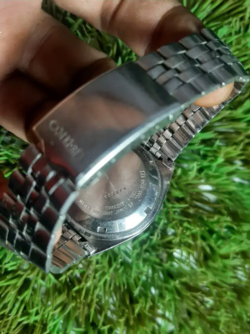 Seiko case stainless steel
