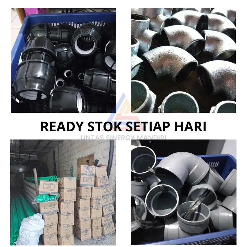 READY SEMUA AKSESORIS SAMBUNGAN PIPA