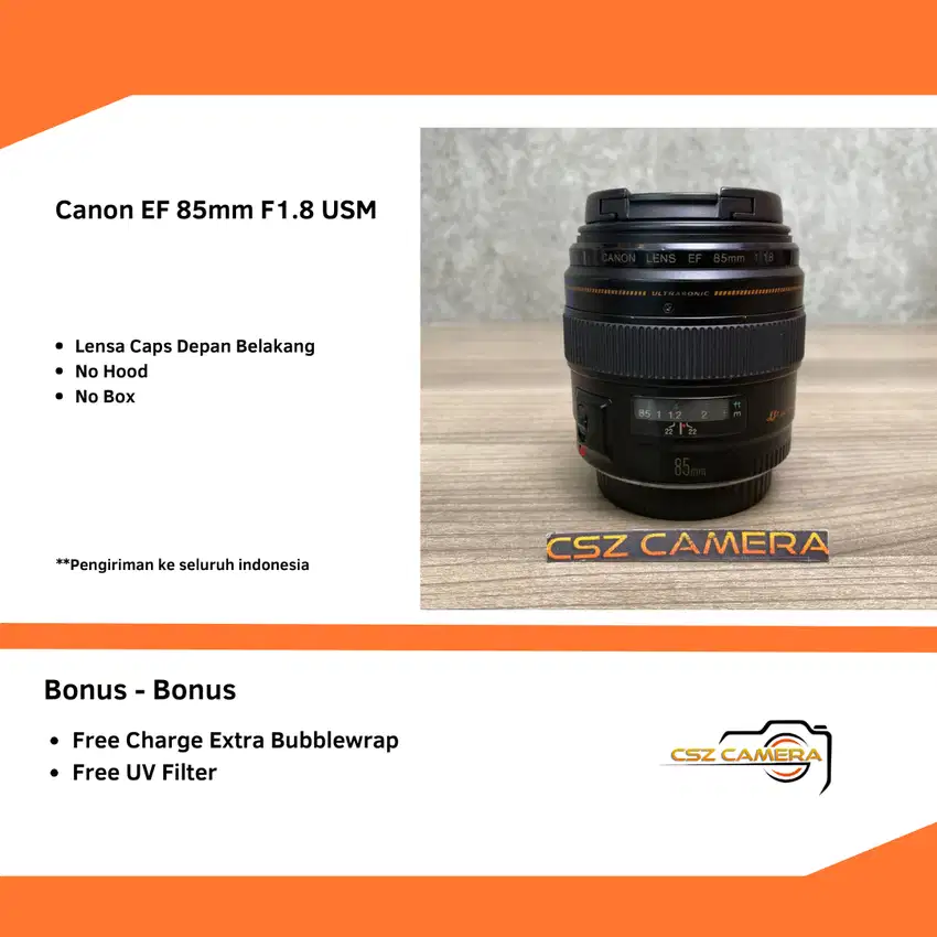 Canon EF 85mm F1.8 USM