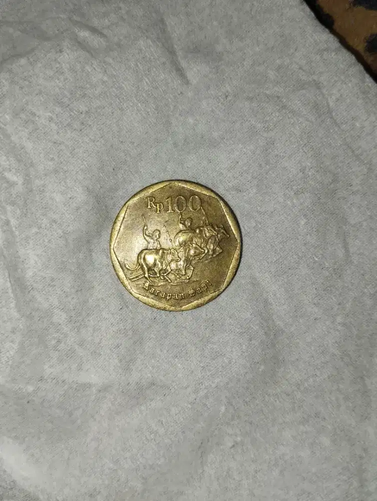 Koin Rp.100 Karapan Sapi