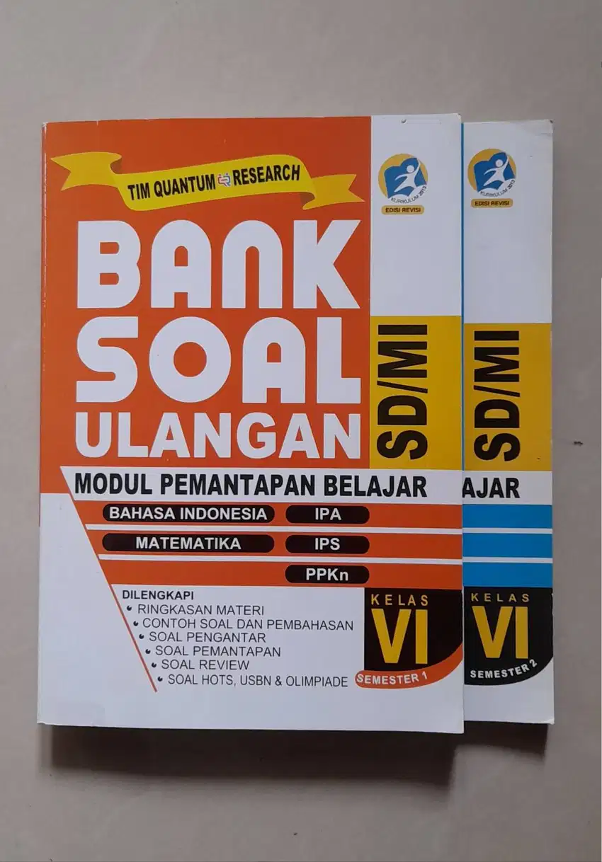 Buku Bank Soal Ulangan SD kelas VI kurikulum 2013