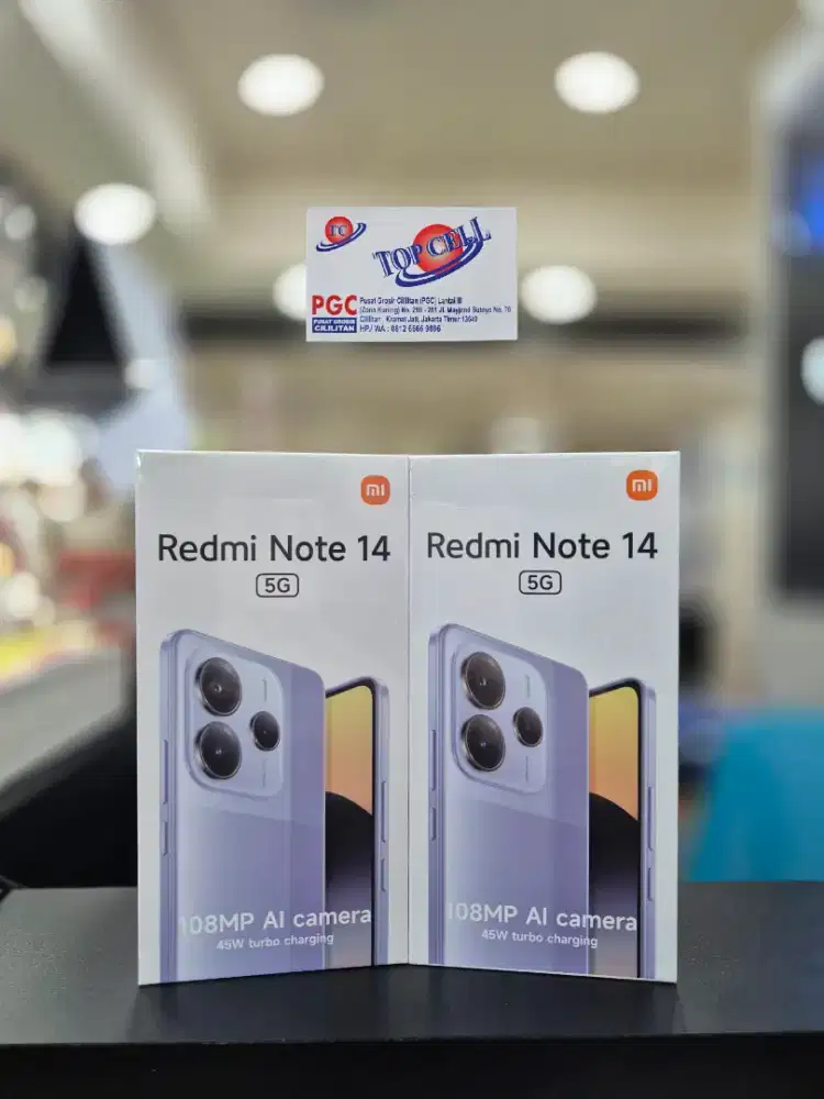 Redmi Note 14 5G 8/256 New Garansi Resmi