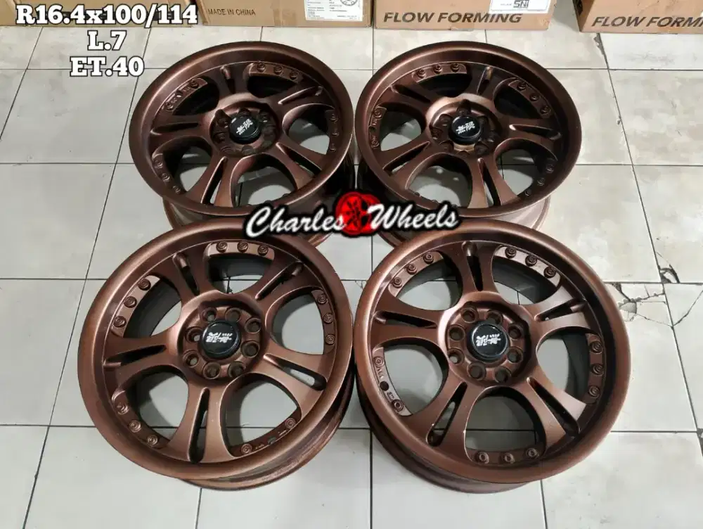 Velg Racing Ring16 pcd 4x100/114 + ban