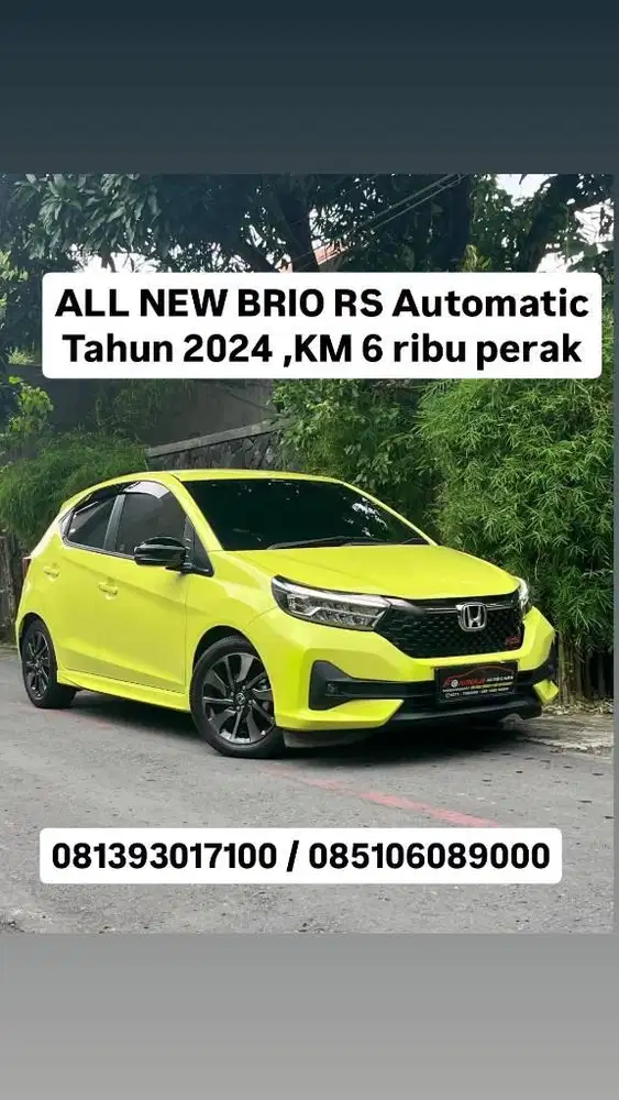 km 6 rb perak, ALL NEW BRIO RS Automatic
Th 2024 ,