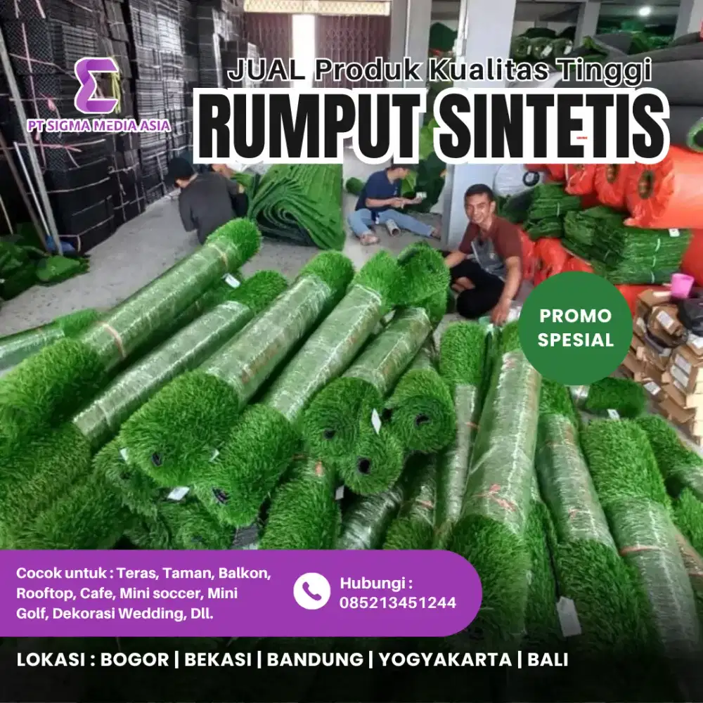 Jual Rumput Sintetis Harga Per Meter Bisa COD
