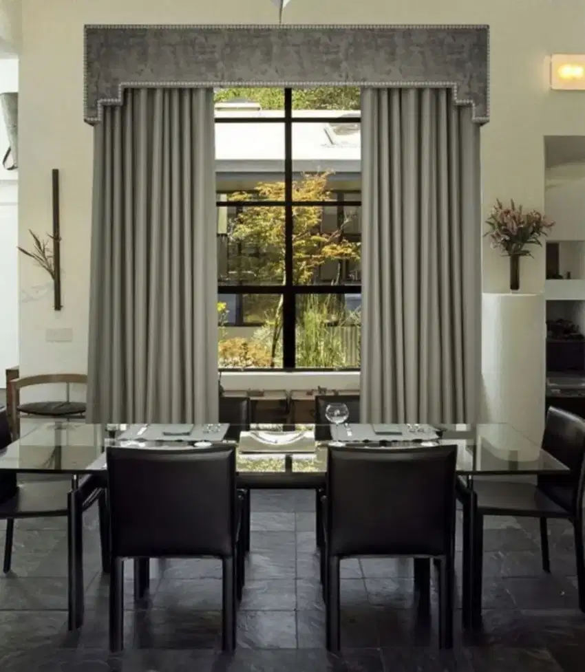 Pasang gordyn gorden murah vertikal roll blind jasa wallpaper dinding