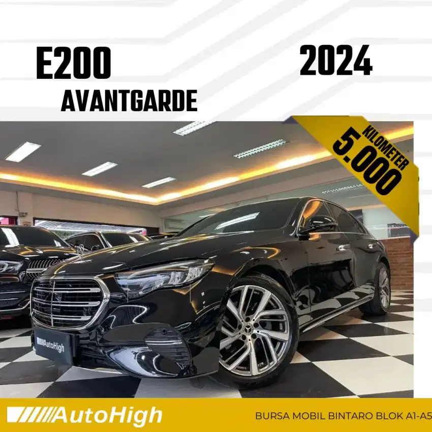 DP10% [Km5.000] E200 Exclusive 2024 Black / E300 Reg 2025 #AUTOHIGH