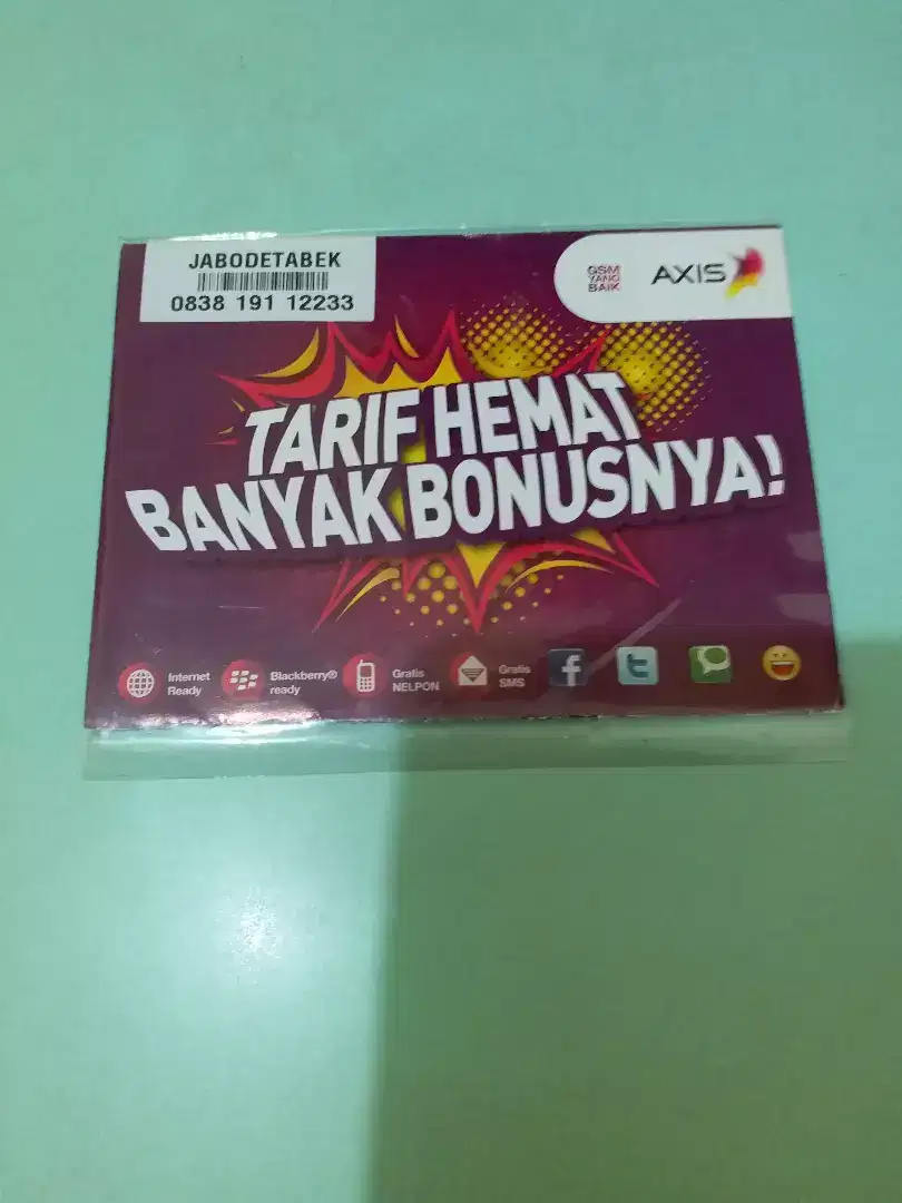 NOMOR XL AXIS CANTIK, 11 22 33. ISI ULANG ( PRABAYAR )