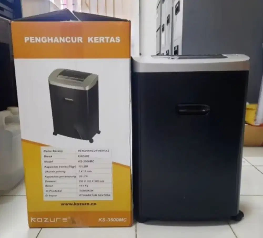 Mesin penghancur kertas kozure