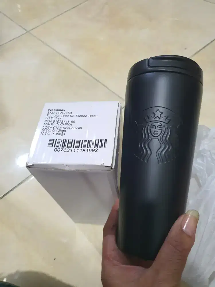 Tumbler original starbucks lengkap dus siap pakai