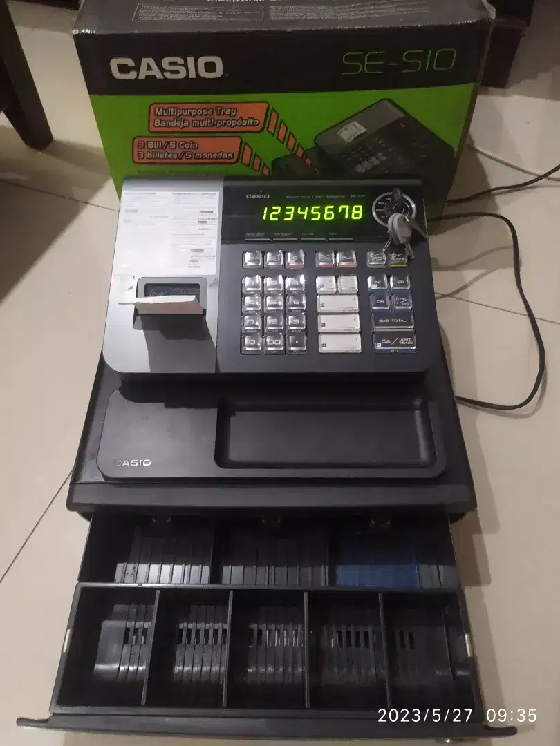 Mesin kasir CASIO SE S 10 HARGA NET TDK BISA NAWAR