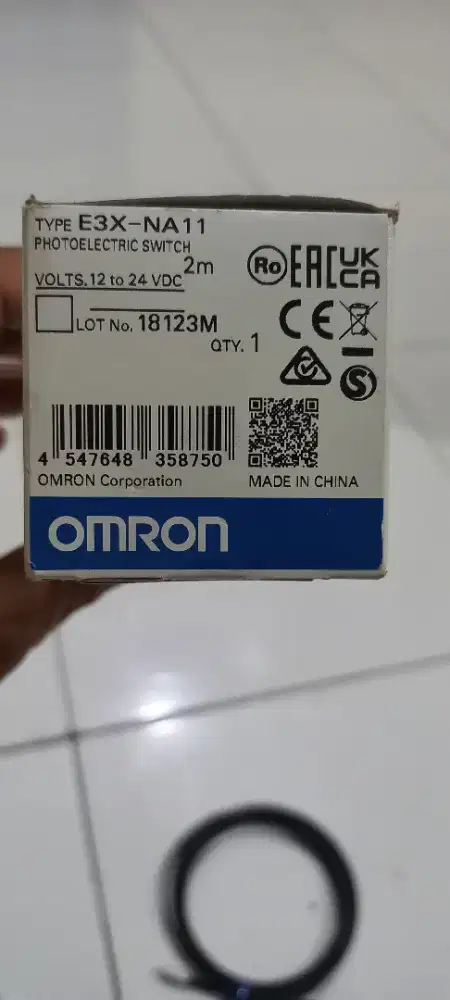 Sensor fiber photo elektrik omron E3X-NA11