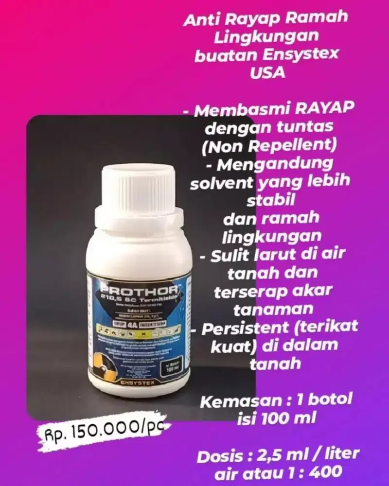 Termitisida Prothor 210.5 SC