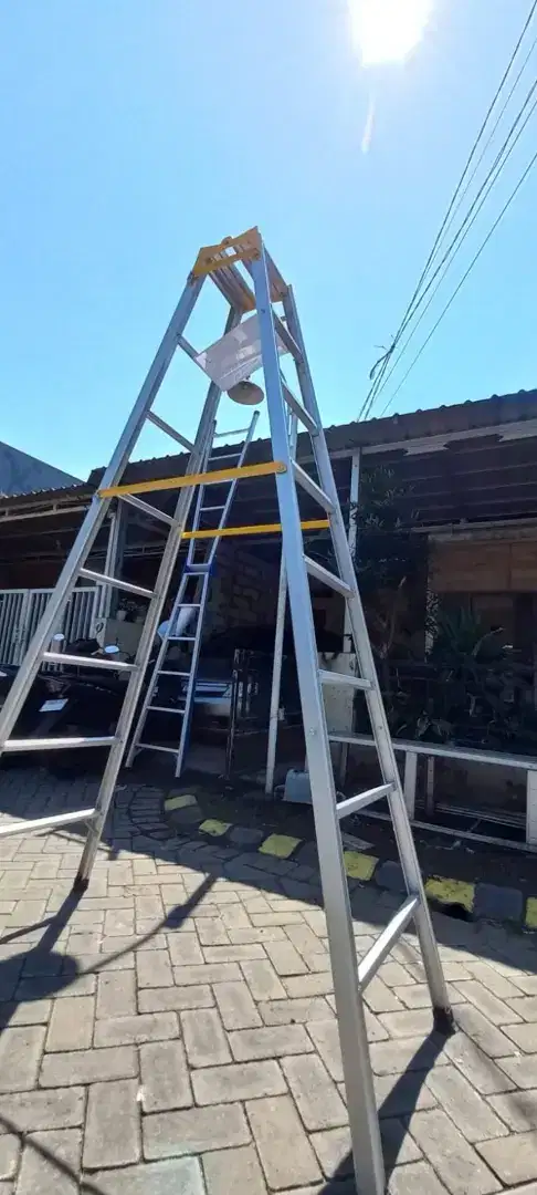 Tangga Lipat Aluminium Murahh COD