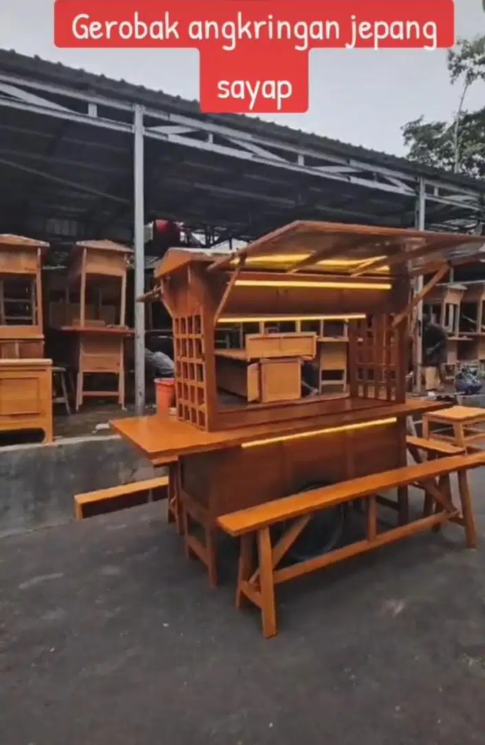 Gerobak angkringan japan