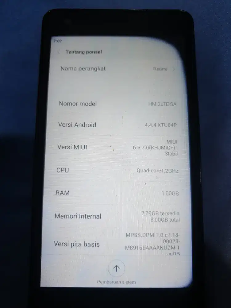 Di Jual Hp Redmi Ram 1 GB