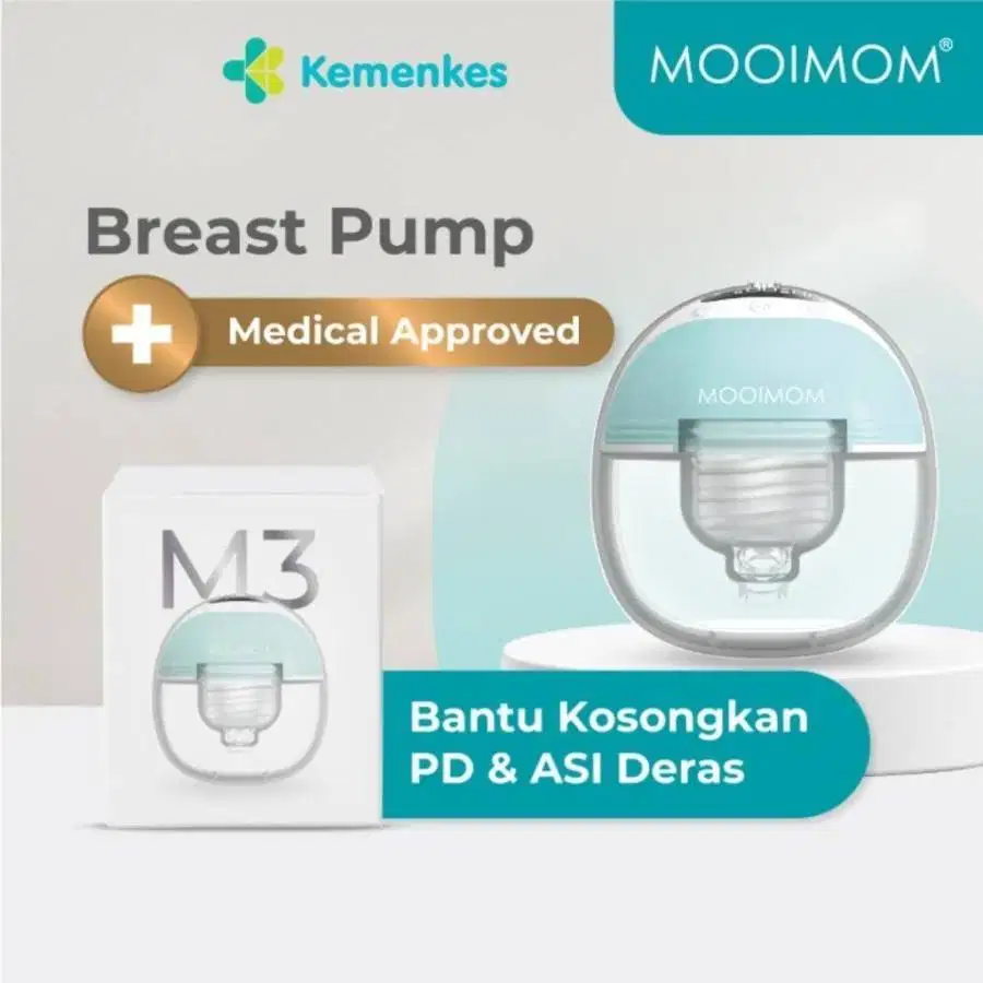 MOOIMOM - M3 Pompa Asi Elektrik - Handsfree breast pump tanpa kabel