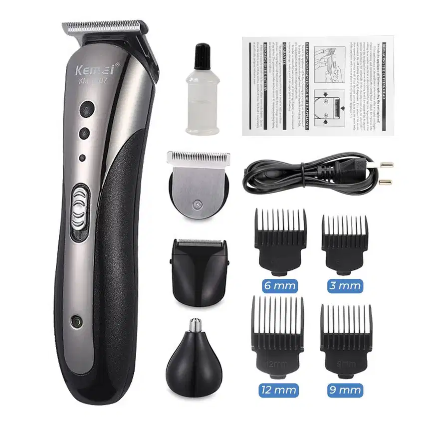 Alat Cukur Rambut Kumis Elektrik Hair Trimmer Rechargeable