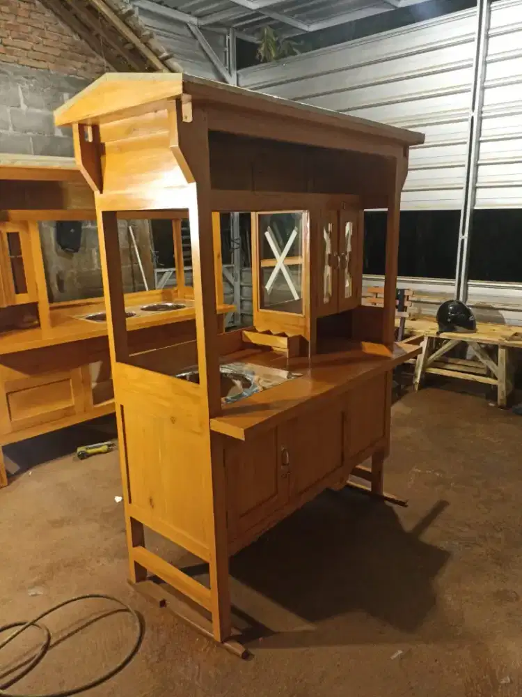 Gerobak Angkringan Bakso Mie Ayam PeceL Bubur Sate Martabak Ronde dlL