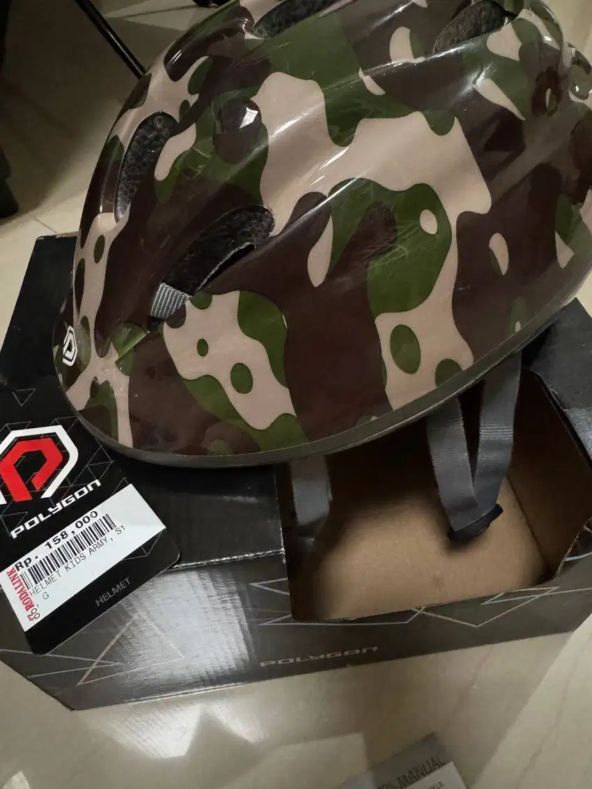 Helm Sepeda Anak Polygon Original