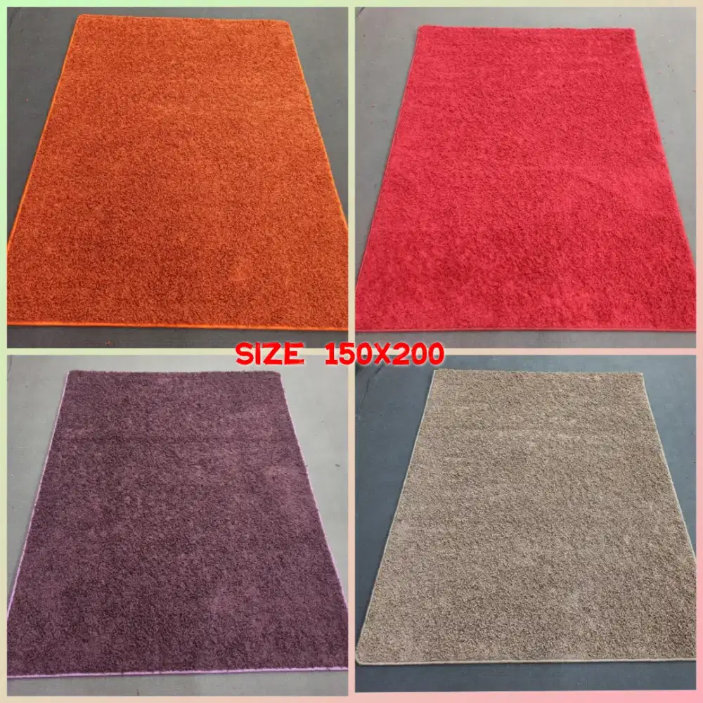 Karpet tebal & lembut size 150x200