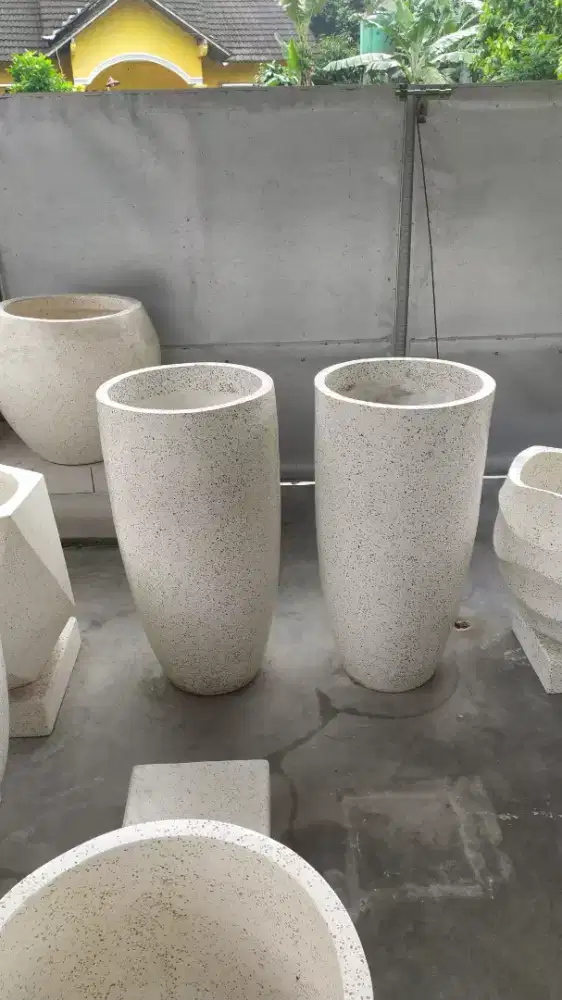 Bangku taman bolard kursi beton untuk cofeshop