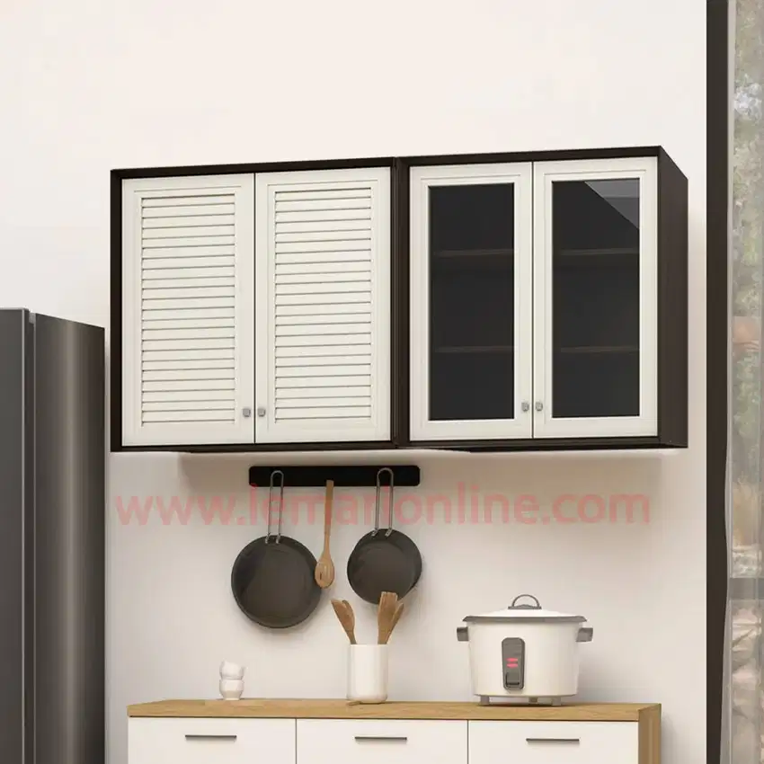 LEMARI GANTUNG DAPUR 4 PINTU