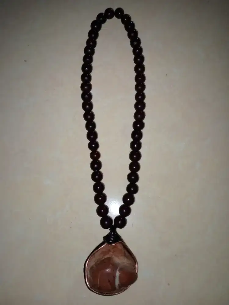 Kalung galih kelor kombinasi batu ati ayam