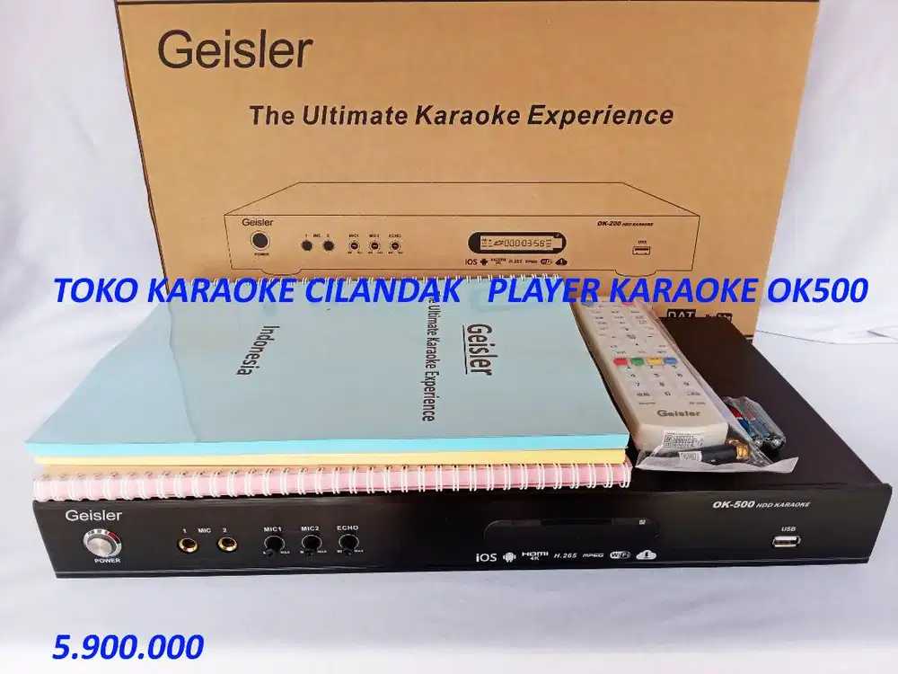player karaoke android ok500 2tb 5.9jt per pcs player ok500
