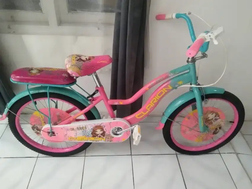 Sepeda anak ukuran L lecet pemakaian cat msh bagus