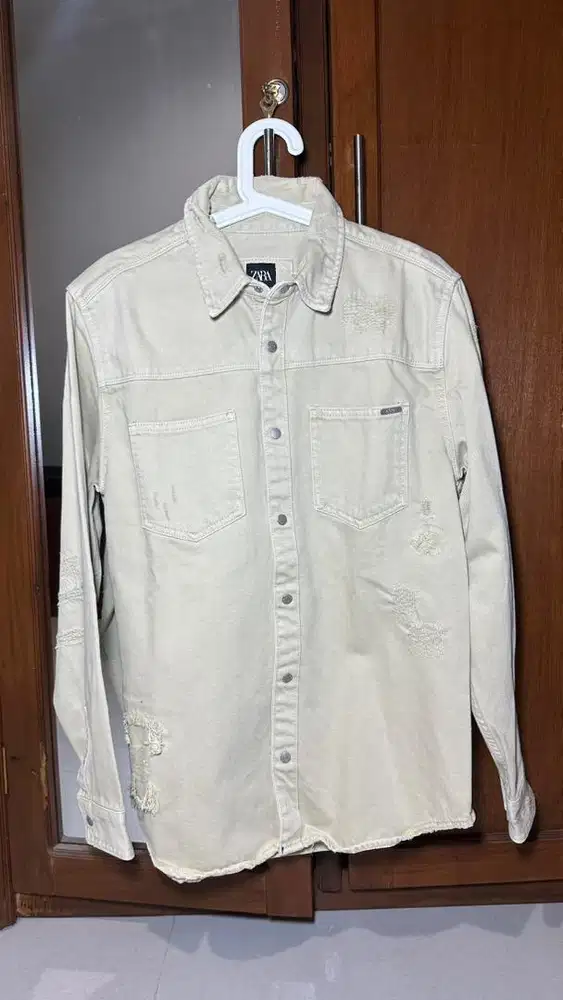 Kemeja denim original zara ukuran L