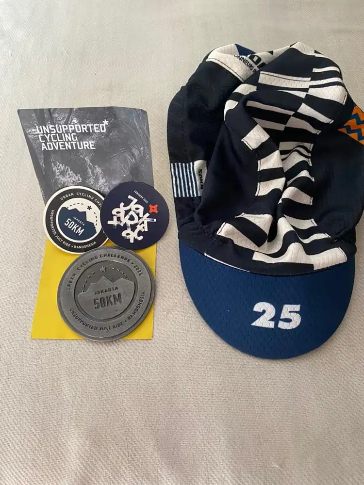 Medali finisher Jakarta Audax 2025 & Cycling Cap