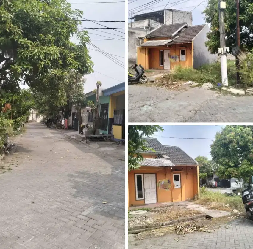 Disewakan murah rumah pojok asli 1 lt di istana residen sidoarjo