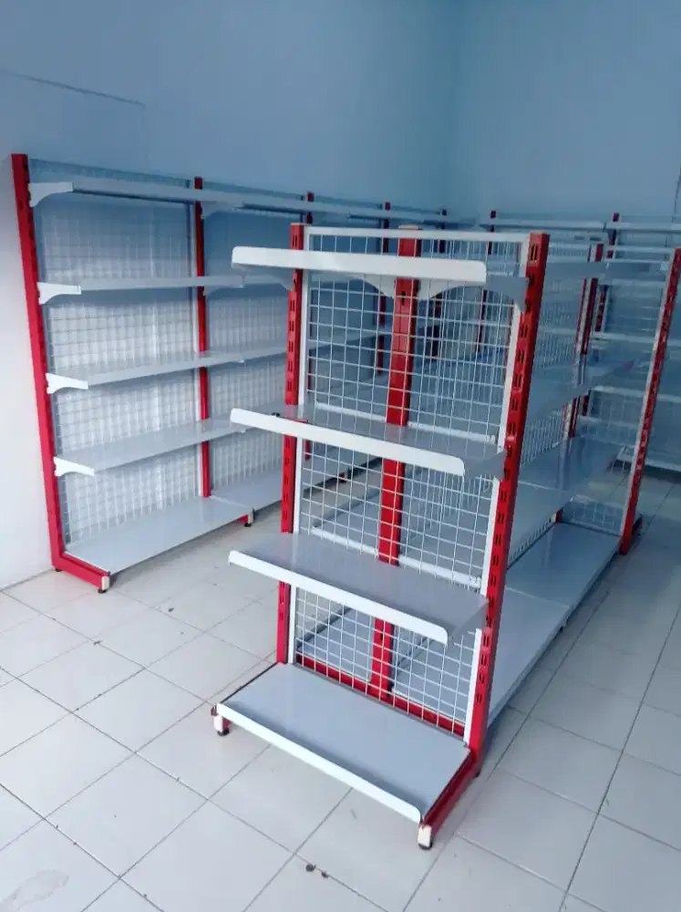 Rak Gondola Premium Full Plat Besi