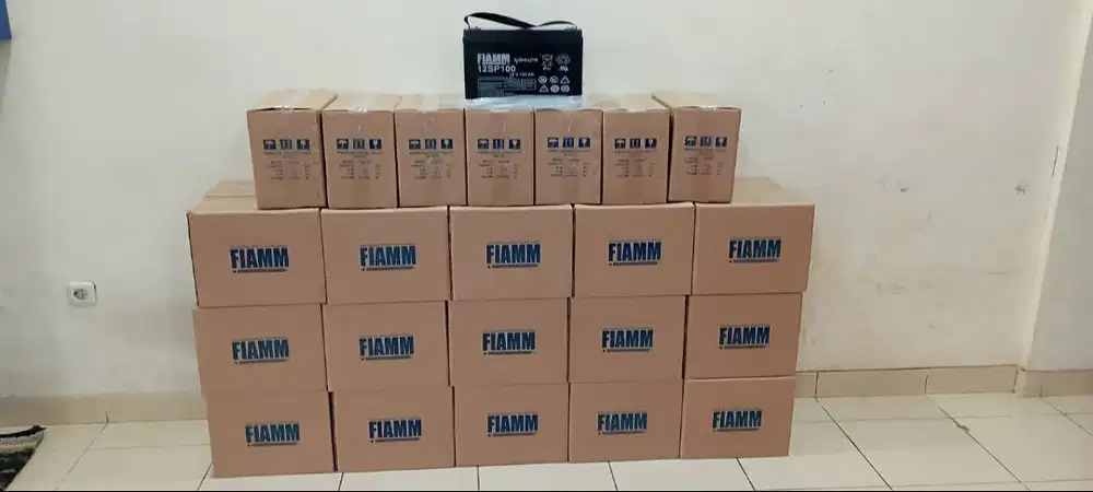 Battery Aki Kering & UPS FIAMM 12V 100AH / 12SP100
