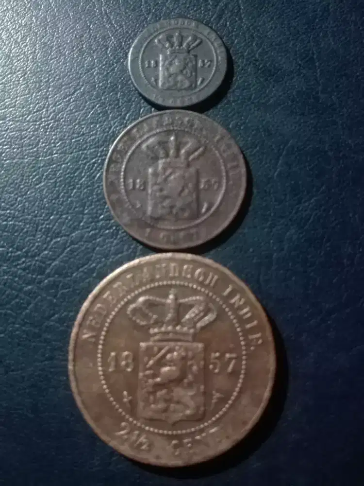 Uang Koin Nederlandsch Indie 1857.