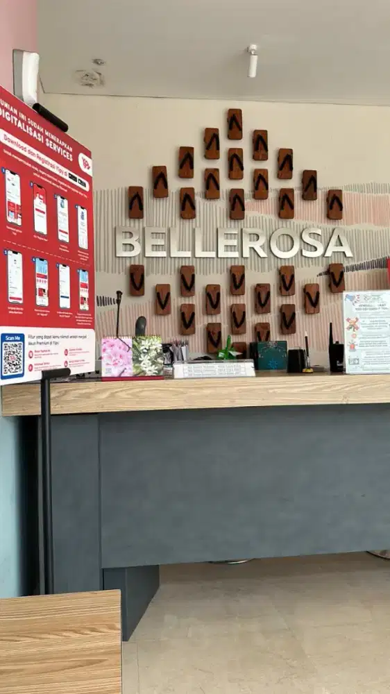 Sewa Apartemen 2BR dan studio Serpong garden tower Bellerosa