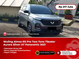 [ POWERBACKDOOR ] Wuling Almaz RS Pro 2Tone Silver 7Seat AT 2021/2022