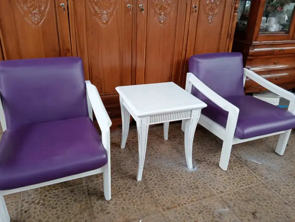Kursi teras 1 set 2 kursi dan 1 meja