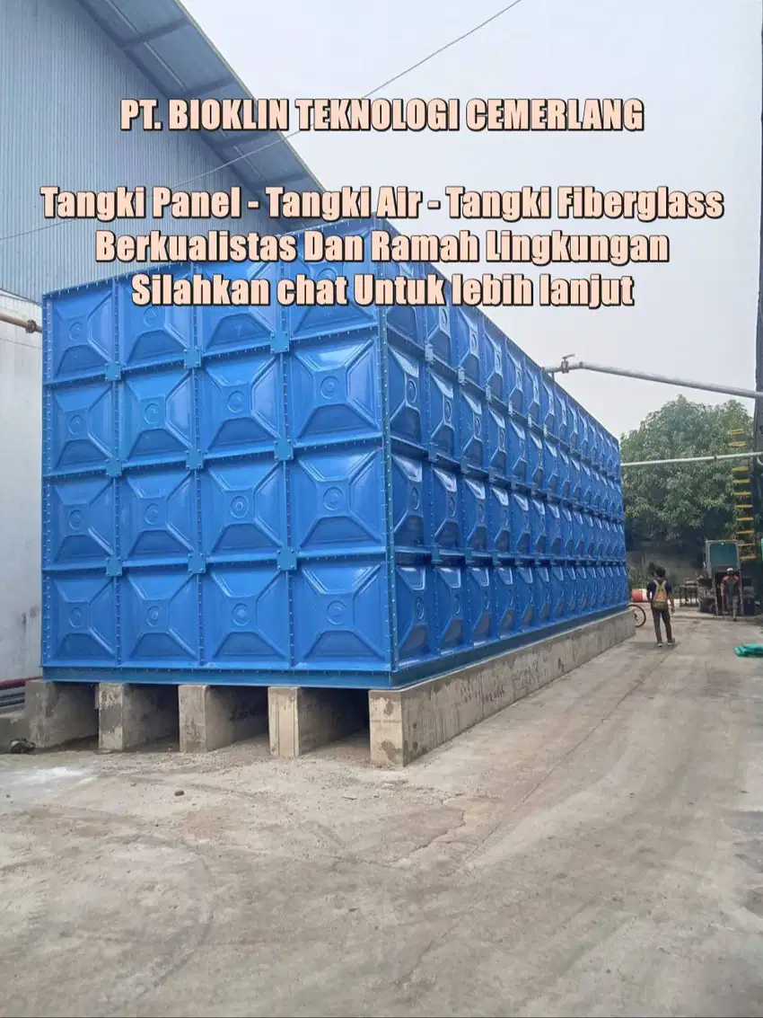 Tangki Air Fiberglass, Roof Tank, Tangki Air Kotak, Toren Air, Tangki