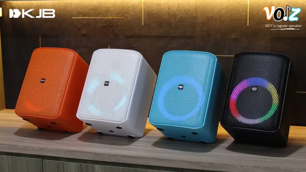 KJB VOIZ AV308 Party Box Active Speaker 6 Inch VOIZ AV308