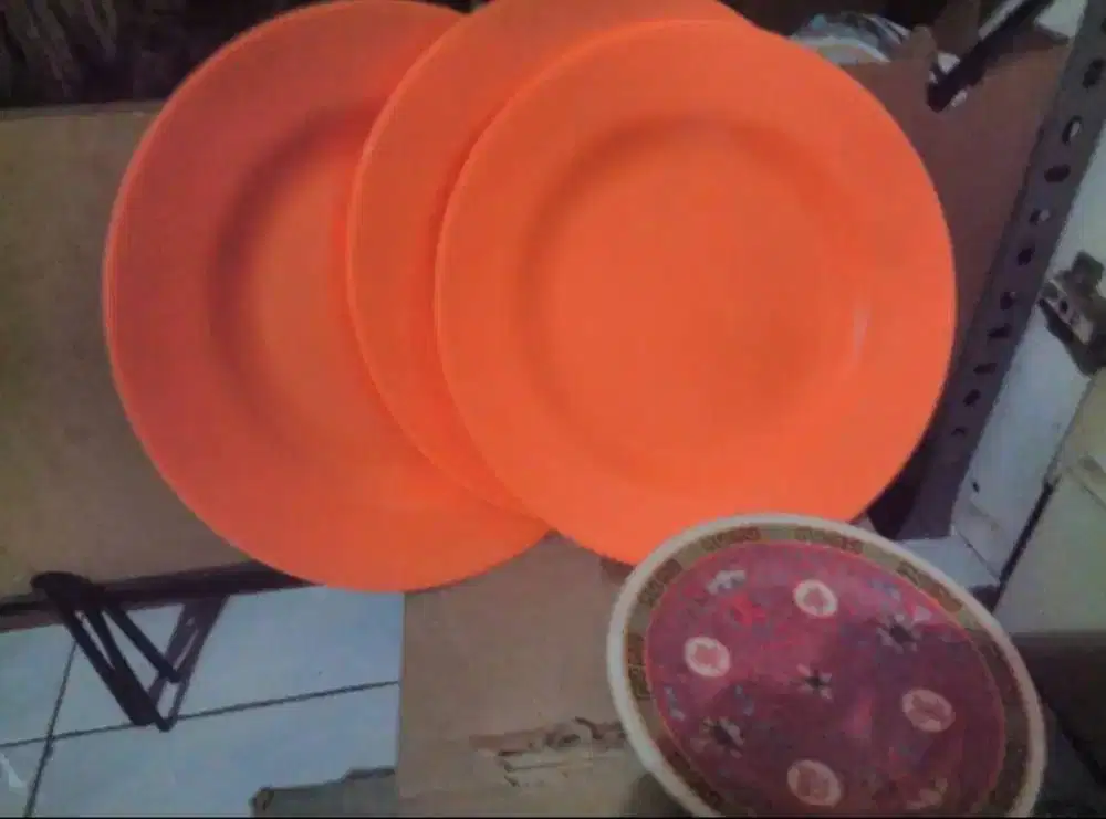 Obral Piring makan ceper Melamine merek Vanda Thailand