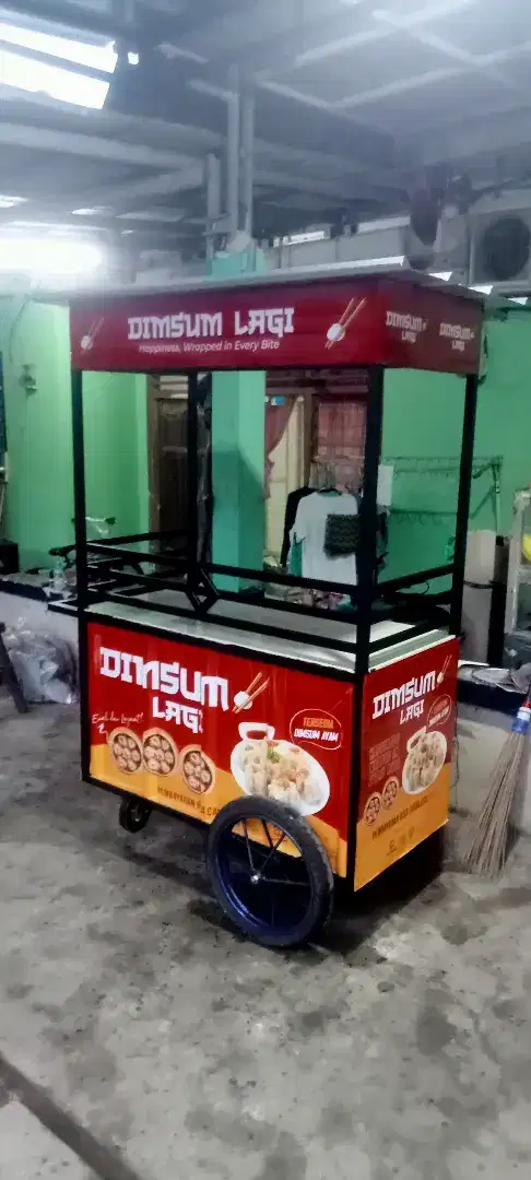 Gerobak dimsum& capcin